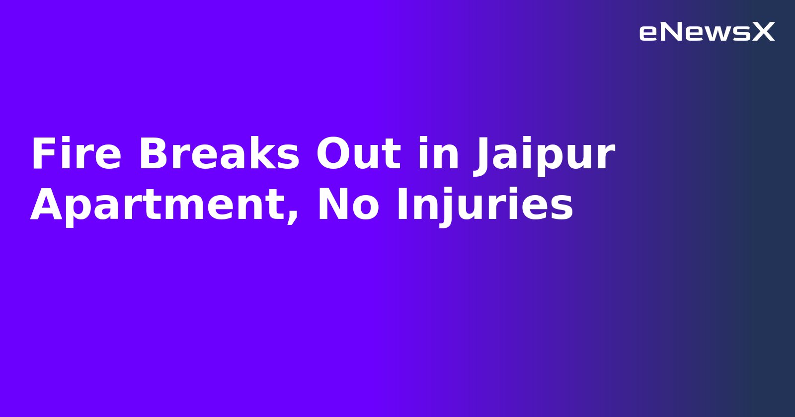 Fire Breaks Out in Jaipur Apartment, No Injuries.webp Fire Breaks Out in Jaipur Apartment, No Injuries.webp