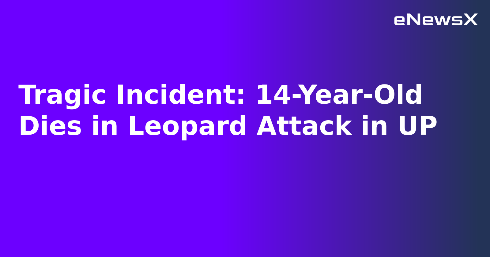 Tragic Incident: 14-Year-Old Dies in Leopard Attack in UP.webp Tragic Incident: 14-Year-Old Dies in Leopard Attack in UP.webp