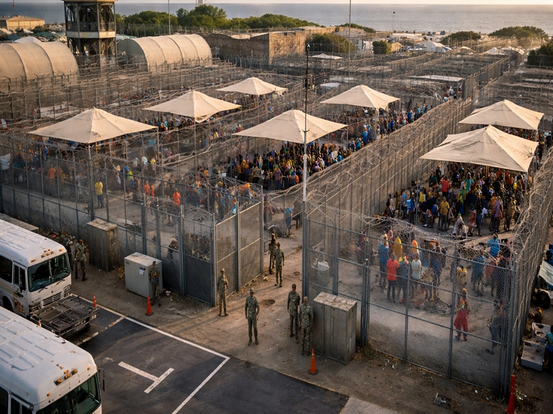 Migrant Deportation Program to 26 Nations Costs $78M, Utilizing Guantanamo Bay.webp