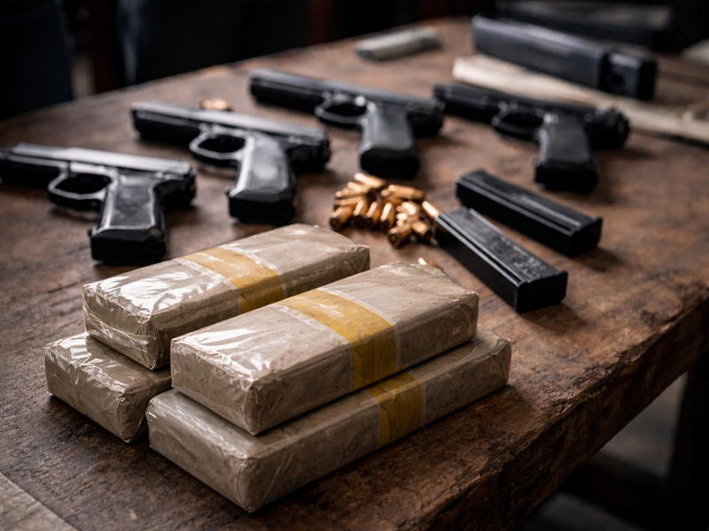 Three Arrested in West Bengal on Gun and Currency Charges.webp Three Arrested in West Bengal on Gun and Currency Charges.webp