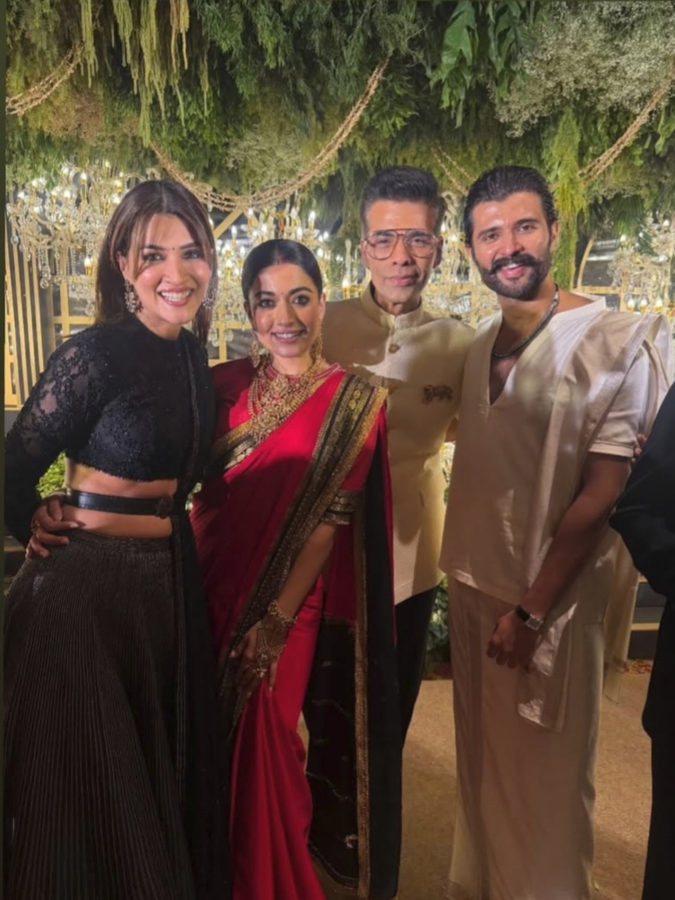 Hyderabad Reception Celebrations: Karan Johar Congratulates Rashmika & Vijay