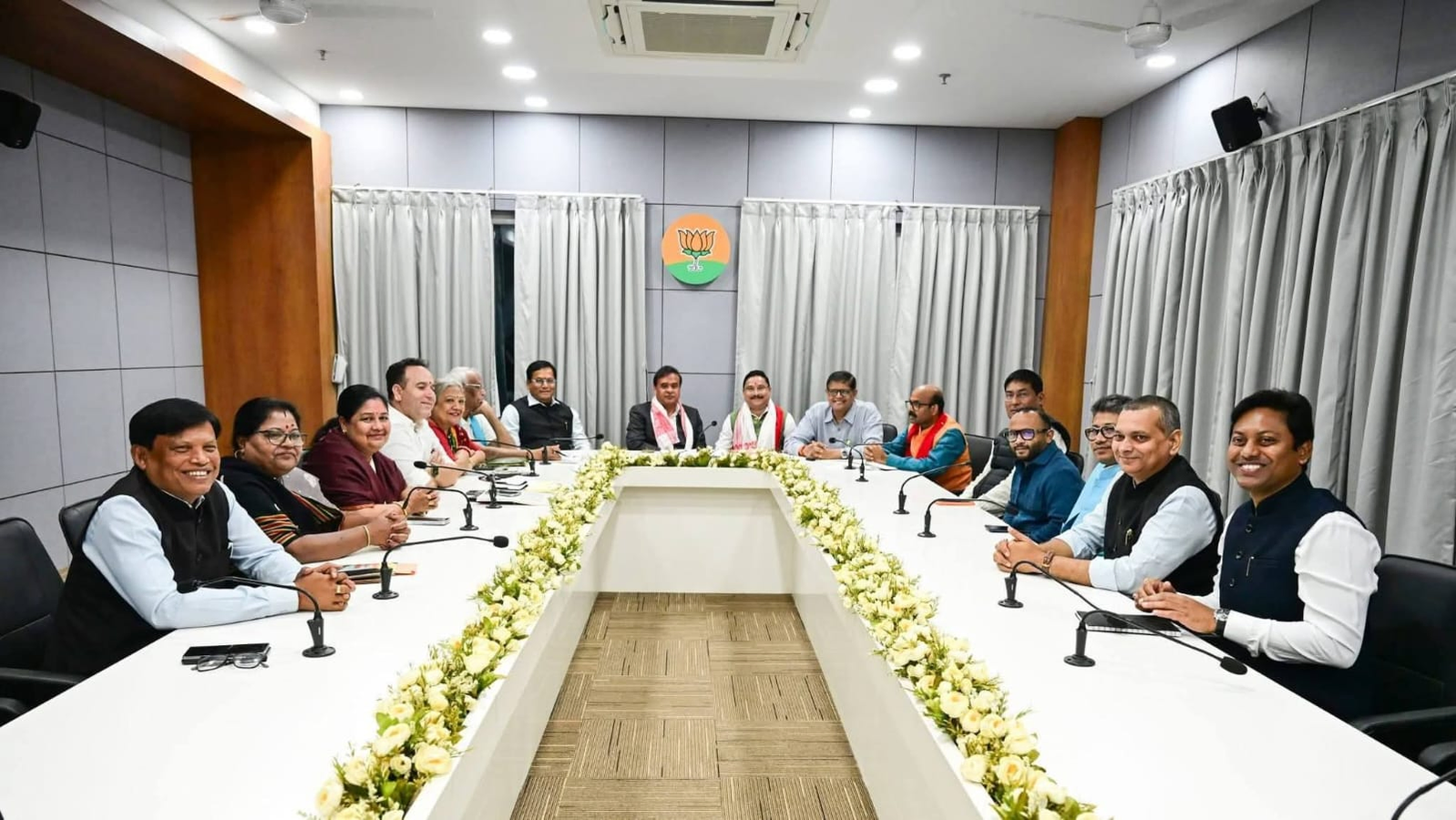 Assam Elections: BJP Unit Strategy Session.webp