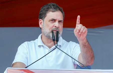 LoP Gandhi Calls for Stronger Leadership Amid Geopolitical Uncertainty