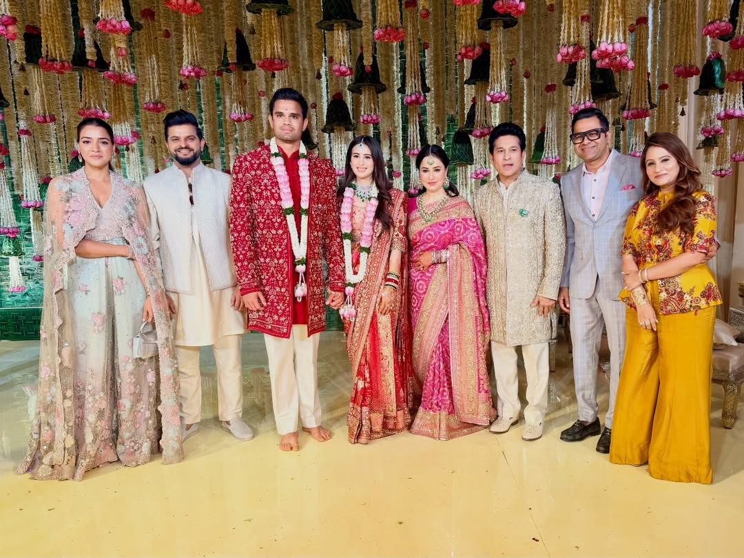 Cricket World Wishes Happy Married Life to Arjun Tendulkar and Saaniya Chandhok