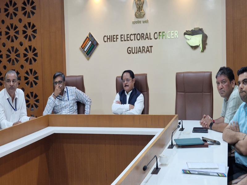 Sandip Sagale Takes Charge as Gujarat Chief Electoral Officer