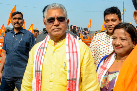 Dilip Ghosh Comments on New Governor Appointment, Hints at Potential President's Rule.webp
