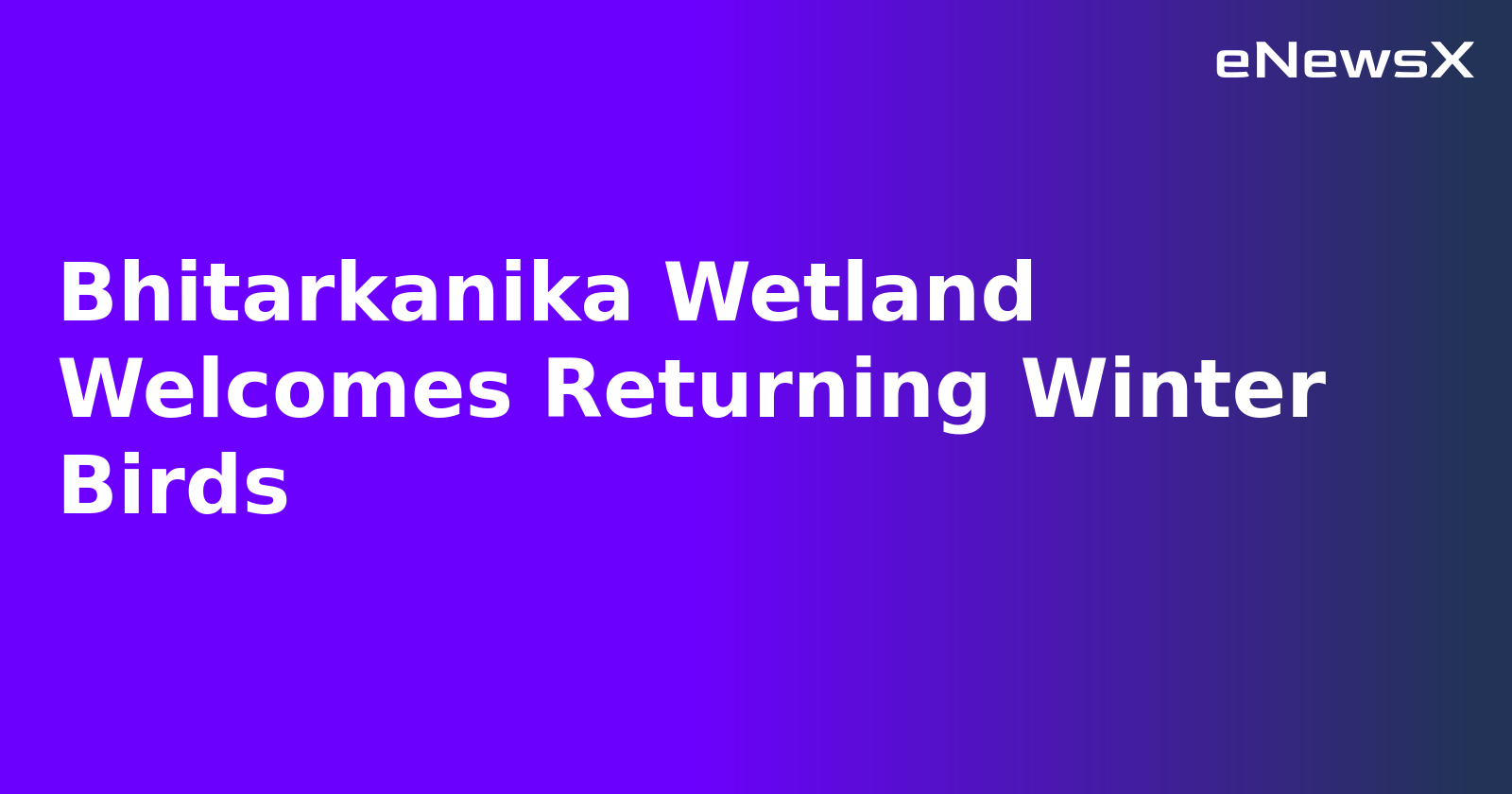 Bhitarkanika Wetland Welcomes Returning Winter Birds.webp