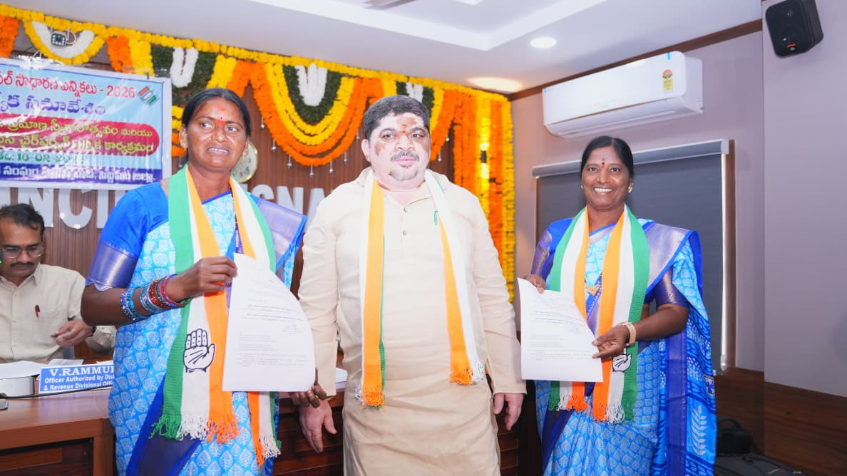 Municipal Elections in Telangana See Congress Victory, Complex Alliances Formed.webp