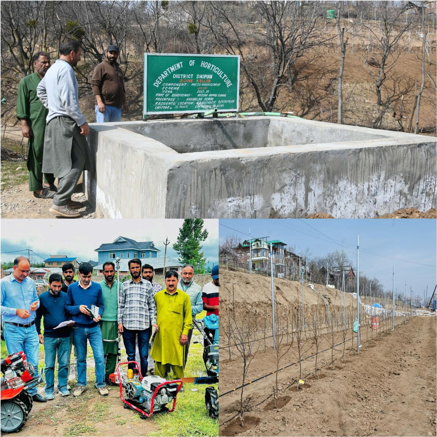 High-Density Plantation and Mechanization Drive in Shopian’s Horticulture Sector.webp