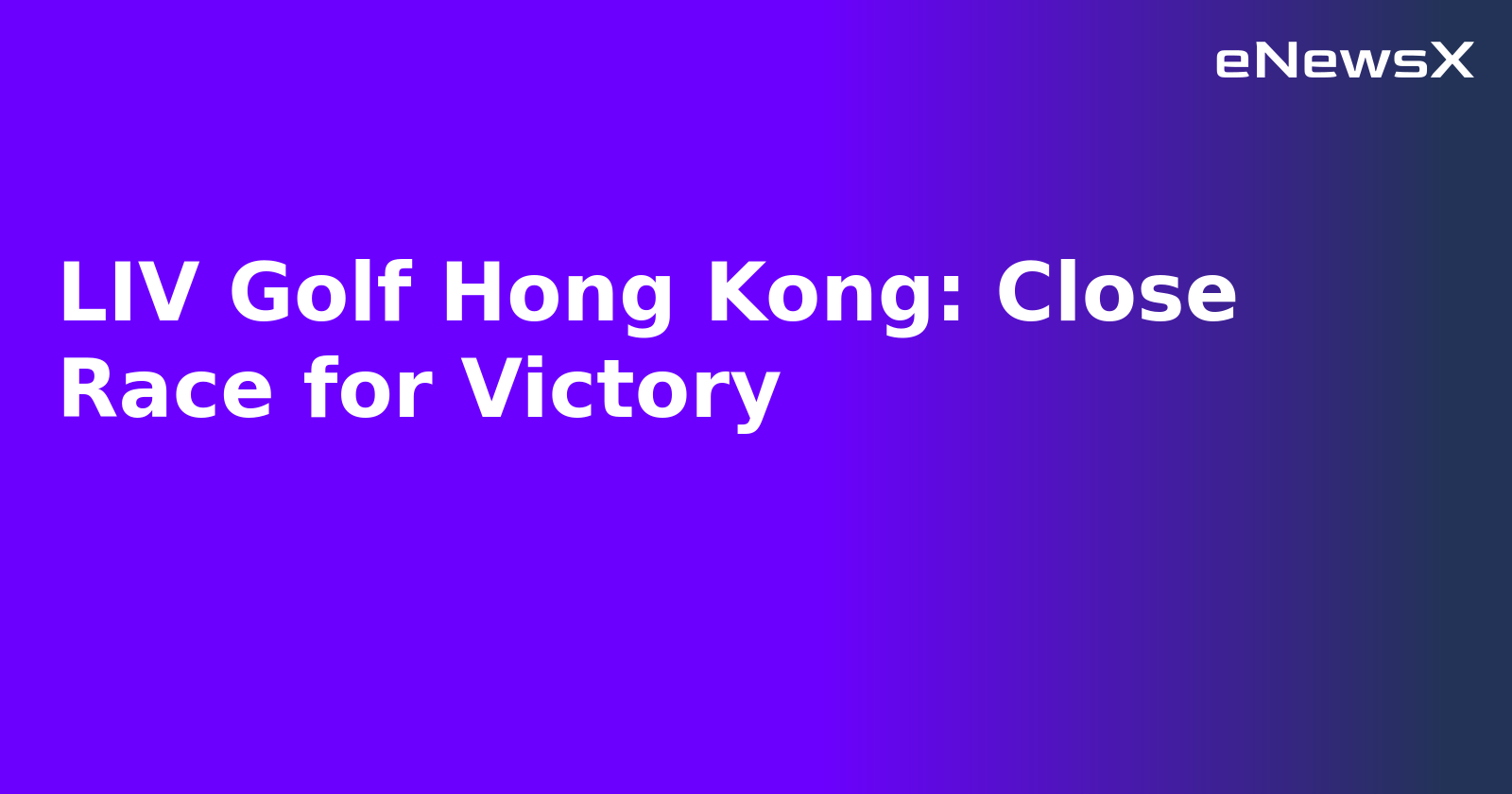 LIV Golf Hong Kong: Close Race for Victory.webp