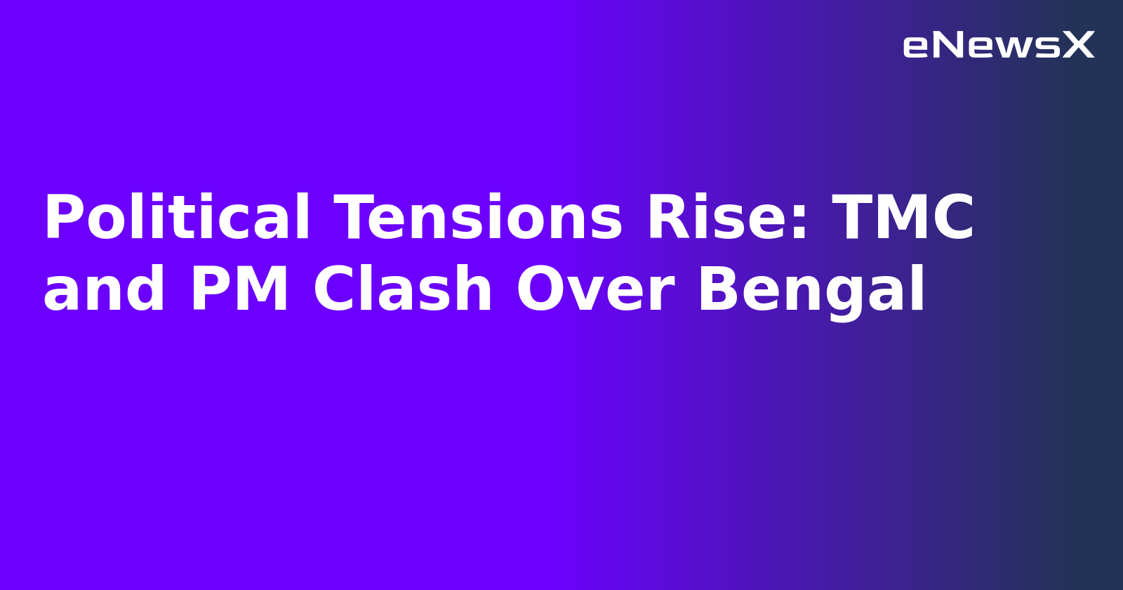 Political Tensions Rise: TMC and PM Clash Over Bengal.webp