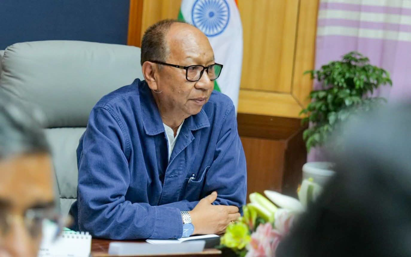 Manipur CM Reviews Progress on Jiribam-Imphal Railway Project.webp