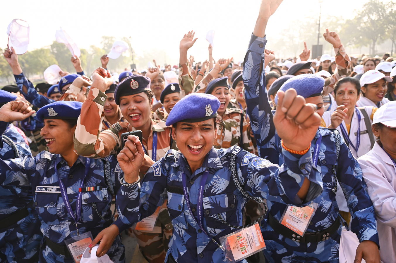 Rekha Gupta Leads 'Shakti Walk' Celebrating Women's Role in India.webp