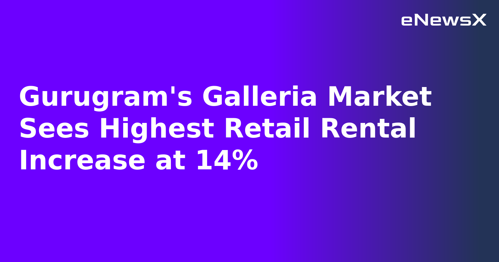 Gurugram's Galleria Market Sees Highest Retail Rental Increase at 14%.webp