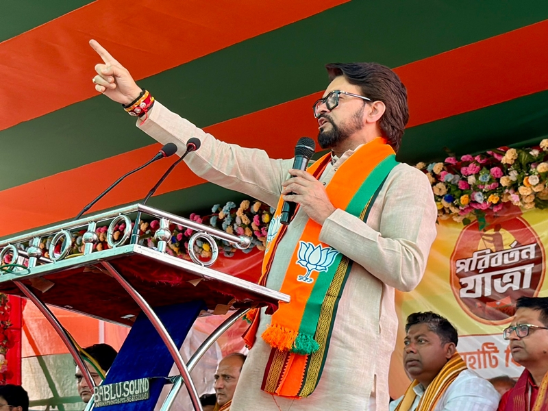 Parivartan Yatra: Thakur Criticizes Mamata's Governance and Law & Order