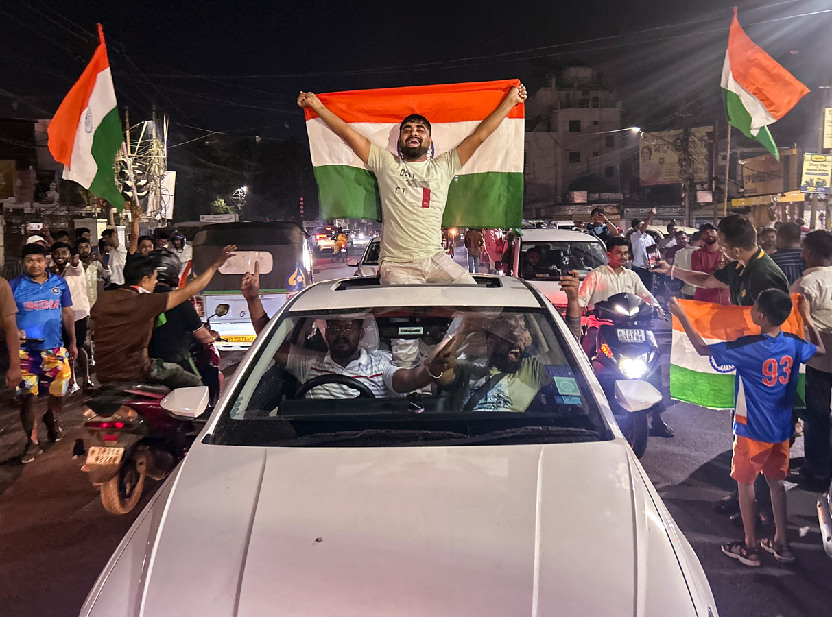 Celebrations Erupt Across India After Historic Cricket Victory