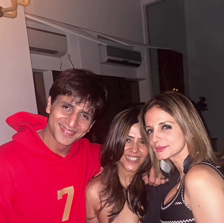 Sussanne Khan Joins Ekta Kapoor to Watch Cricket World Cup Final