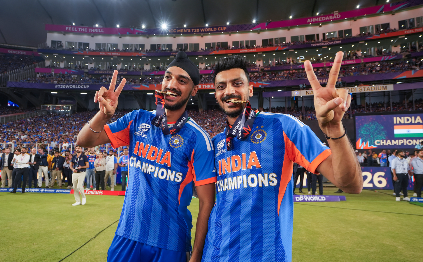 From Bumrah's Genius to Samson's Justice: A Look Inside India's Victory Celebration.webp