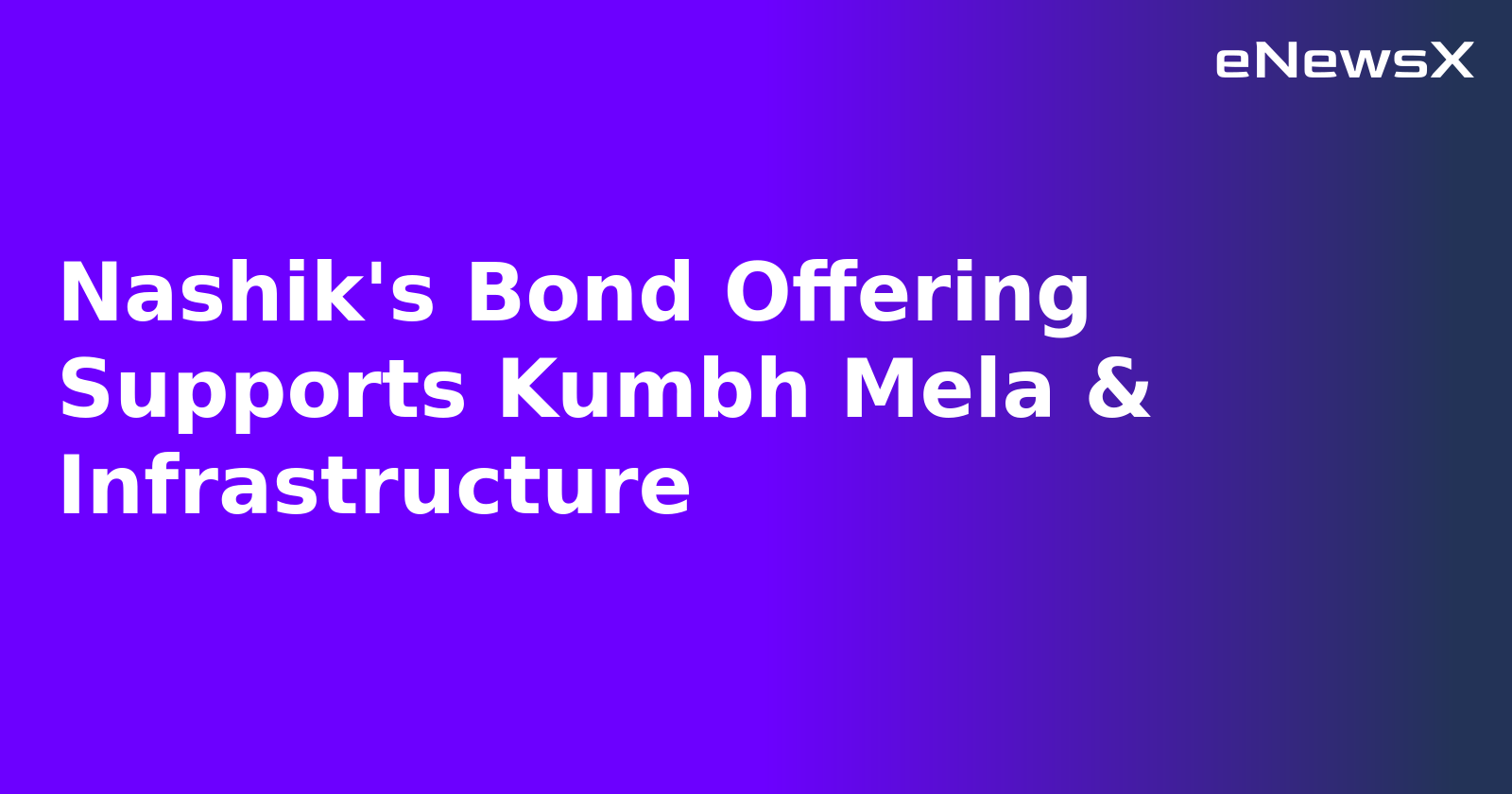 Nashik's Bond Offering Supports Kumbh Mela & Infrastructure.webp