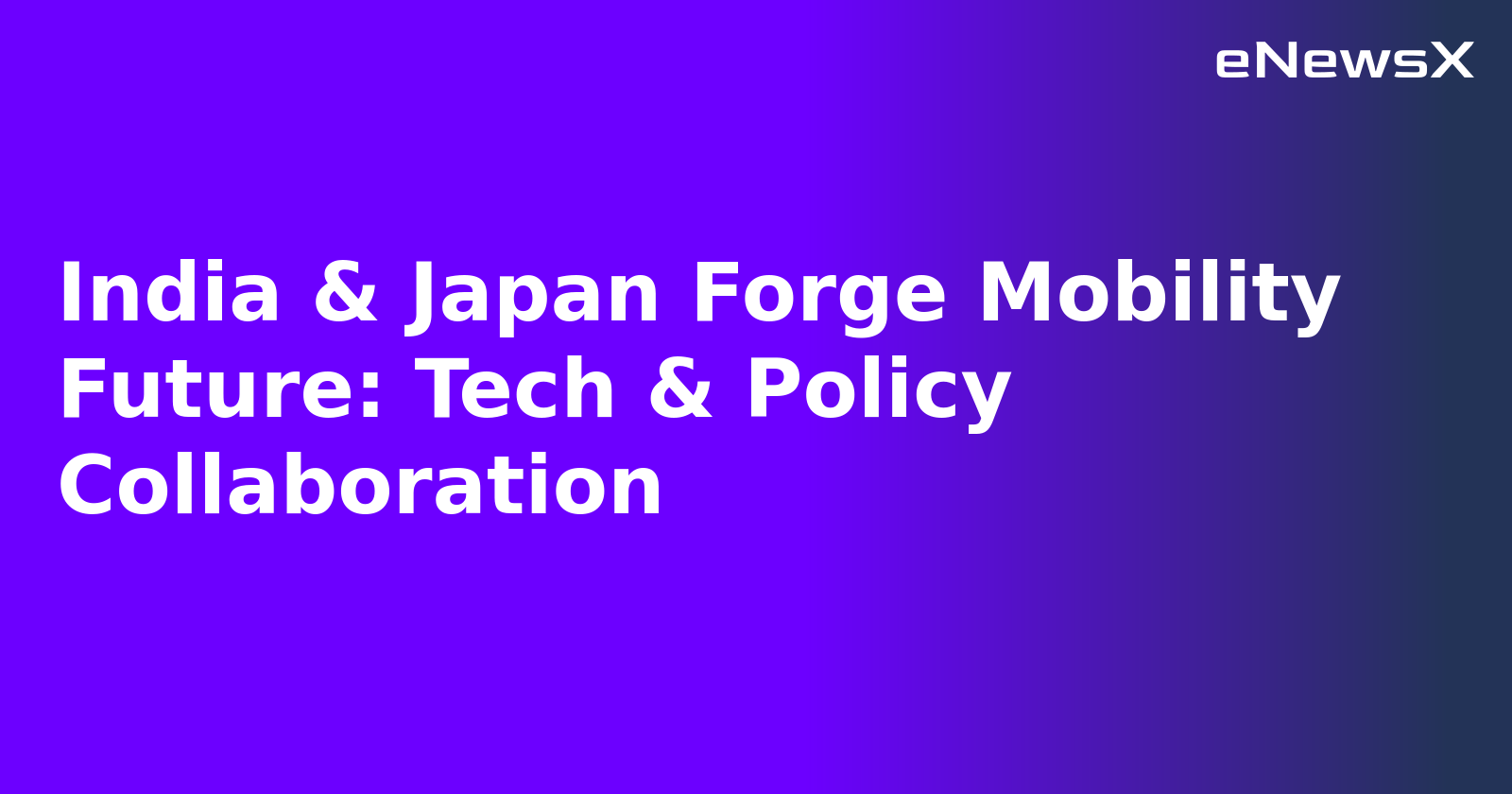India & Japan Forge Mobility Future: Tech & Policy Collaboration.webp