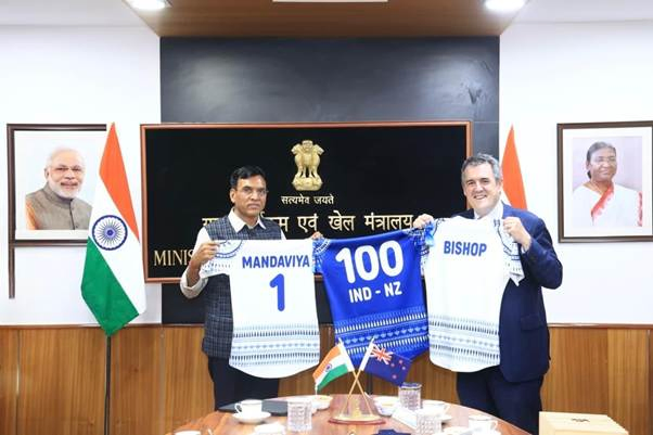 Centenary Sports Ties: India and New Zealand Explore Expanded Collaboration