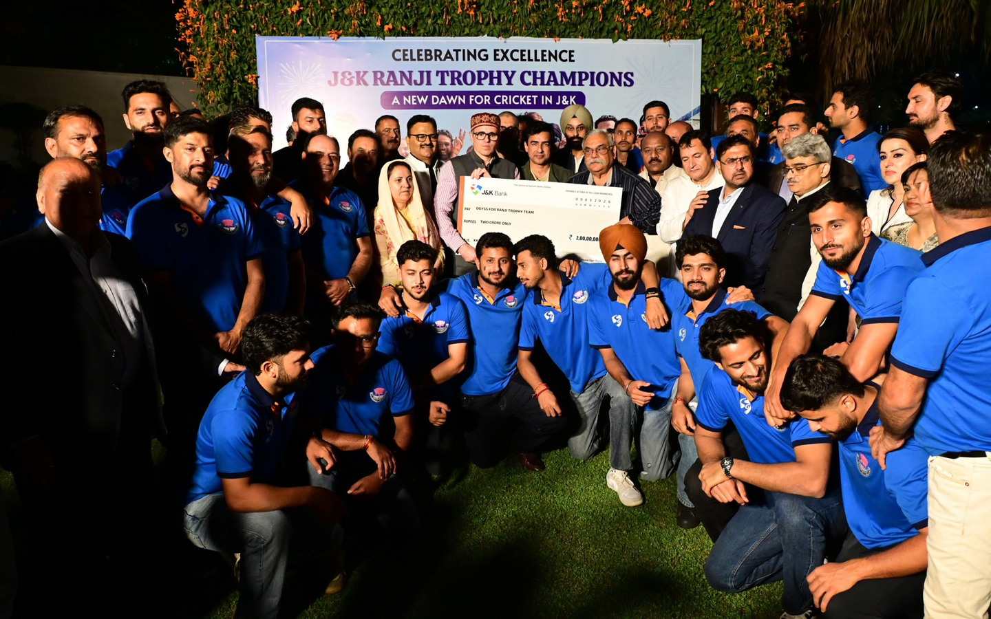 Ranji Trophy Champions Receive Recognition in Srinagar.webp