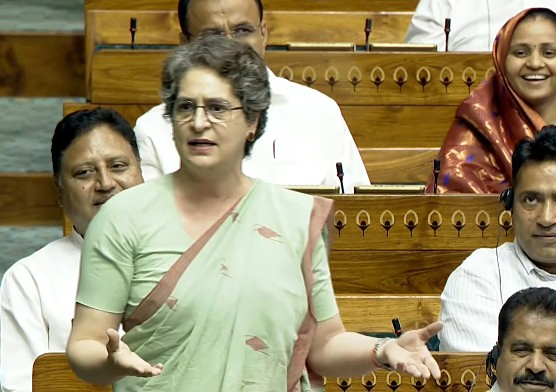 Lok Sabha Debate: Priyanka Gandhi Highlights Rahul Gandhi's Resistance