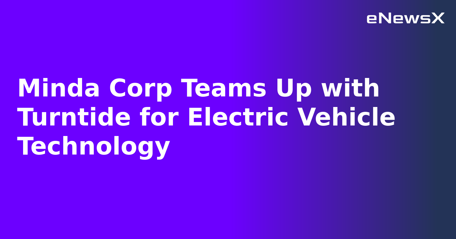 Minda Corp Teams Up with Turntide for Electric Vehicle Technology.webp