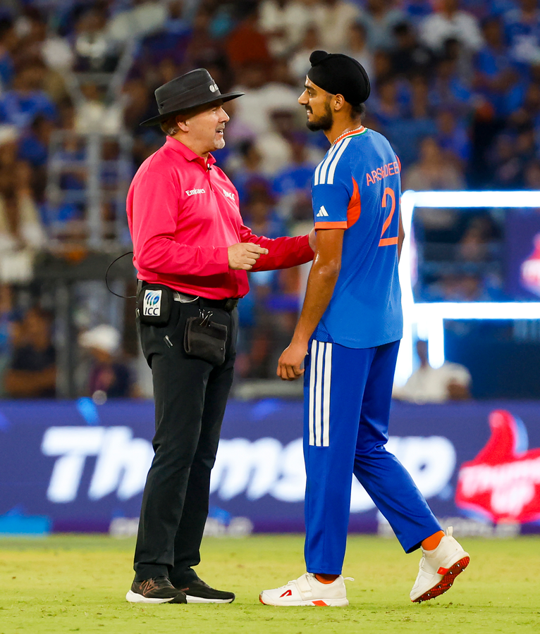 Incident in T20 WC Final Leads to Fine for Arshdeep.webp