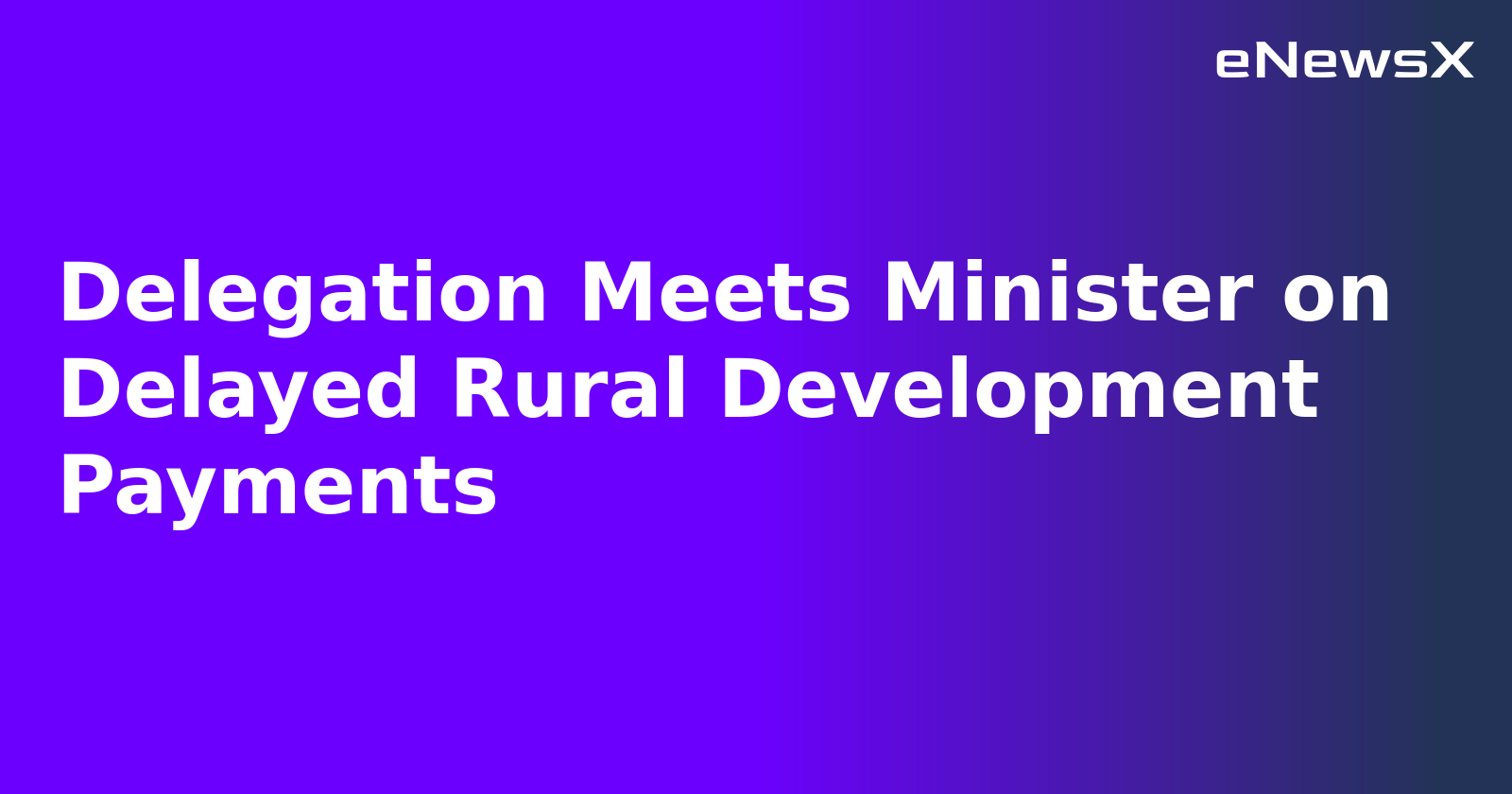 Delegation Meets Minister on Delayed Rural Development Payments.webp