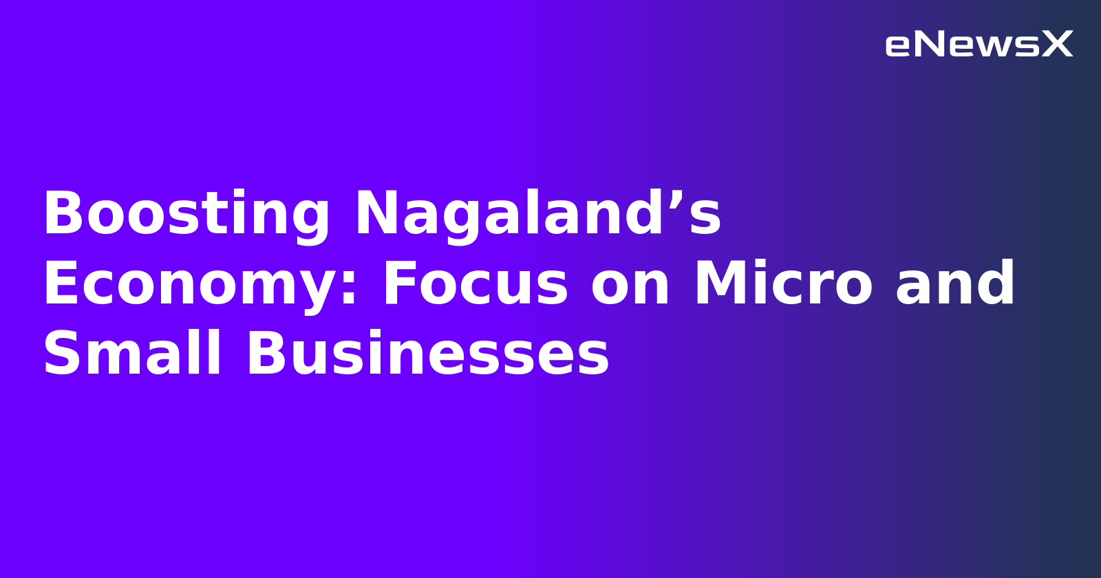 Boosting Nagaland’s Economy: Focus on Micro and Small Businesses.webp