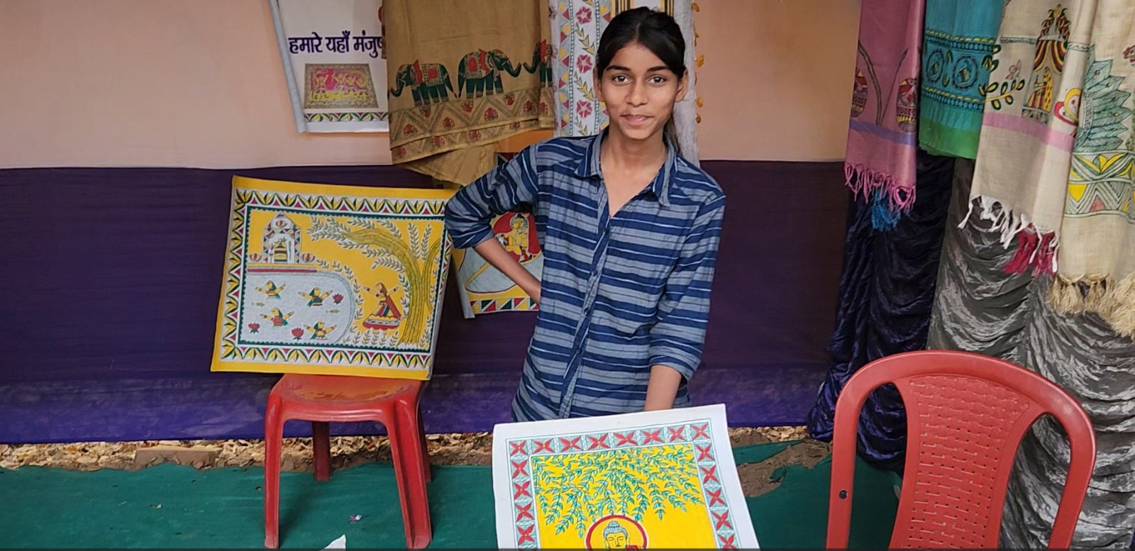 GI Tag Drives Recognition and Income for Bihar's Manjusha Art.webp