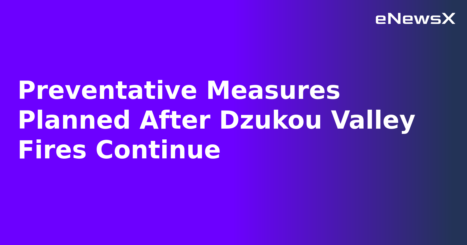 Preventative Measures Planned After Dzukou Valley Fires Continue.webp