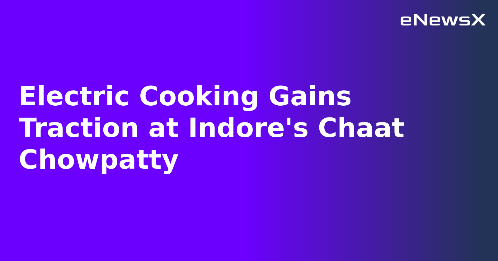 Electric Cooking Gains Traction at Indore's Chaat Chowpatty.webp