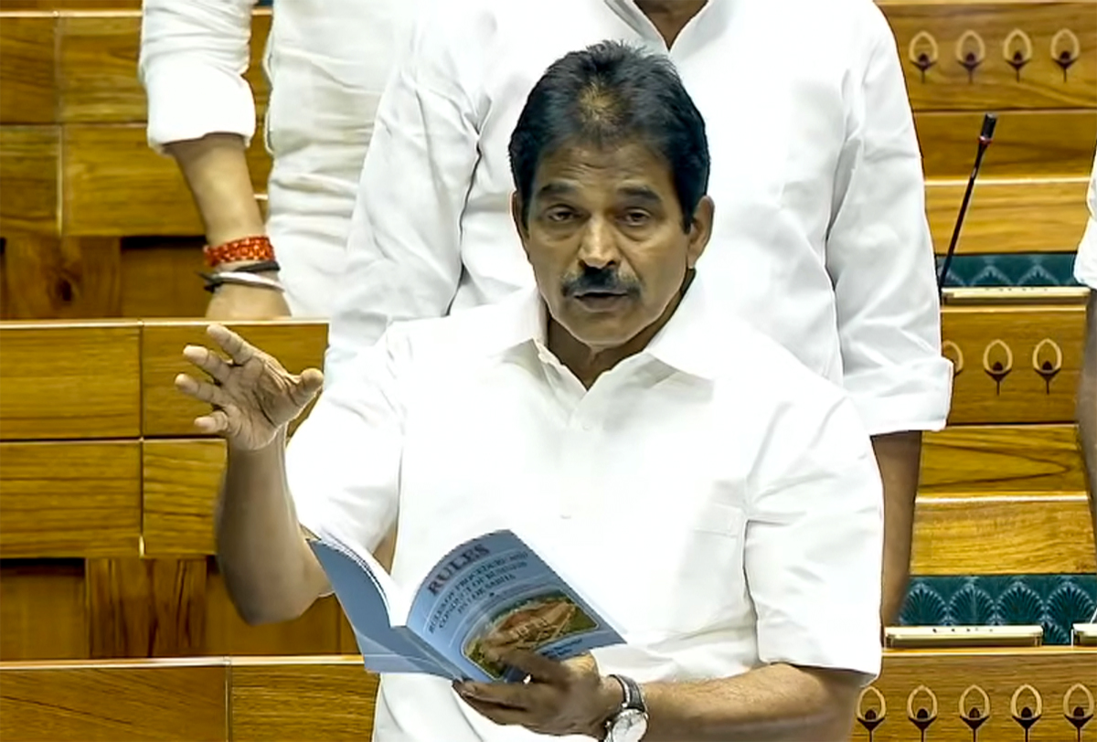 Venugopal: Opposition's No-Confidence Motion Fuels Parliamentary Dispute.webp