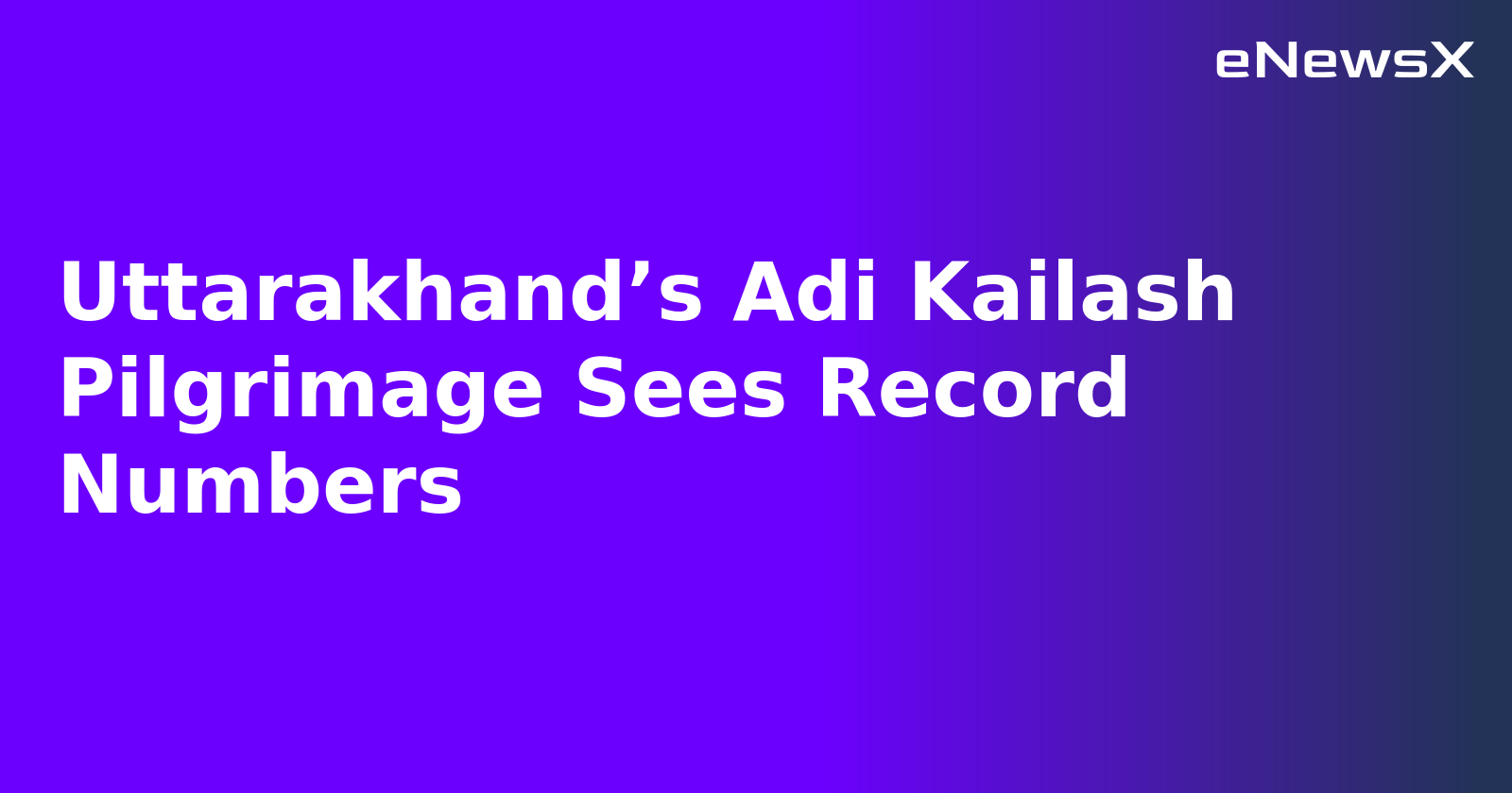 Uttarakhand’s Adi Kailash Pilgrimage Sees Record Numbers.webp