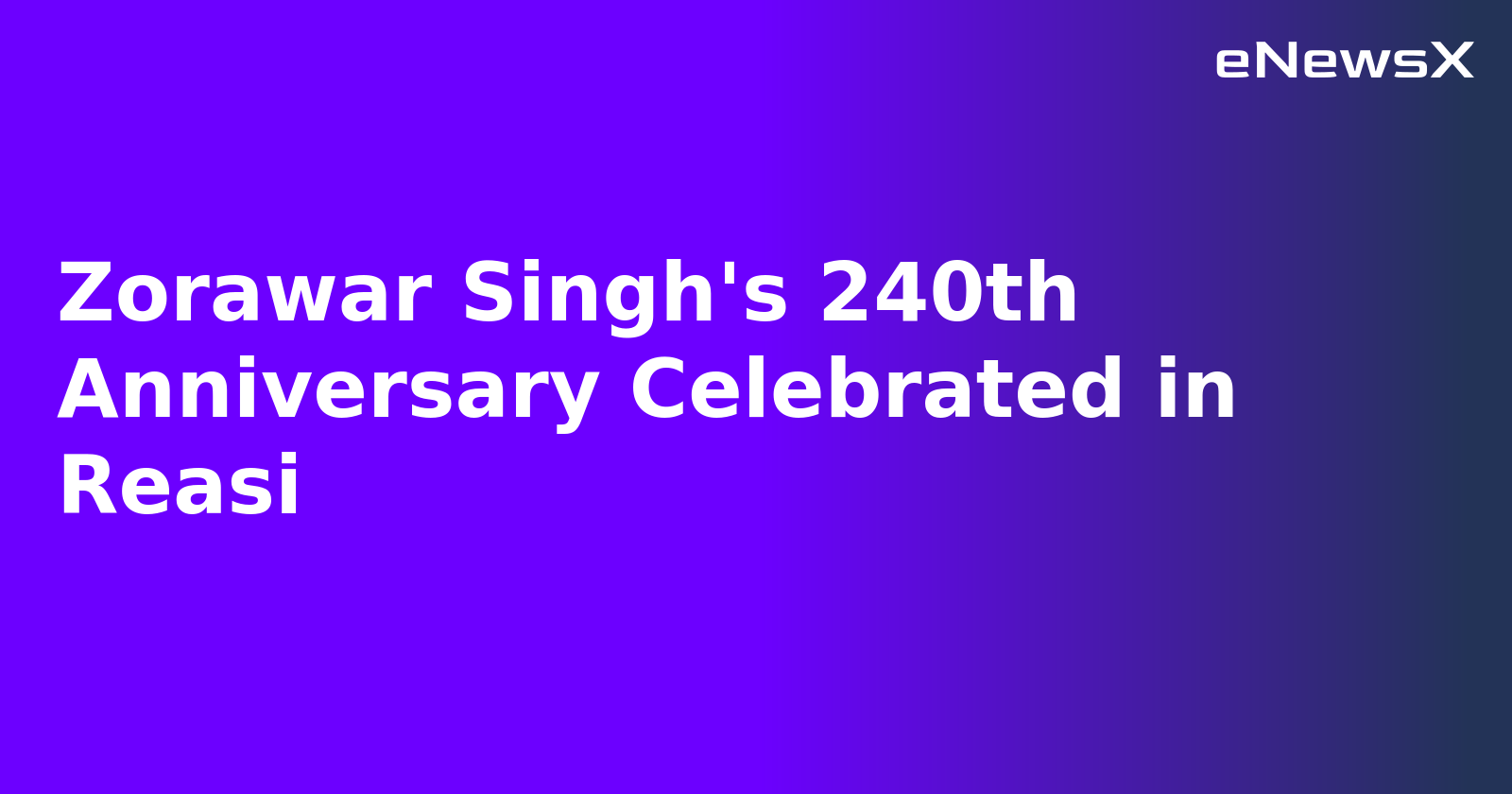 Zorawar Singh's 240th Anniversary Celebrated in Reasi.webp Zorawar Singh's 240th Anniversary Celebrated in Reasi.webp
