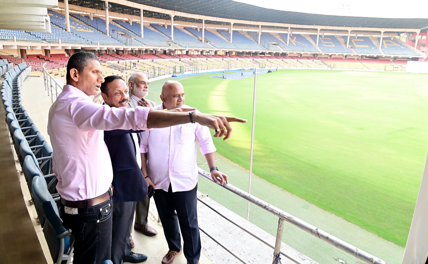 IPL 2026: Safety Inspection at M. Chinnaswamy Stadium