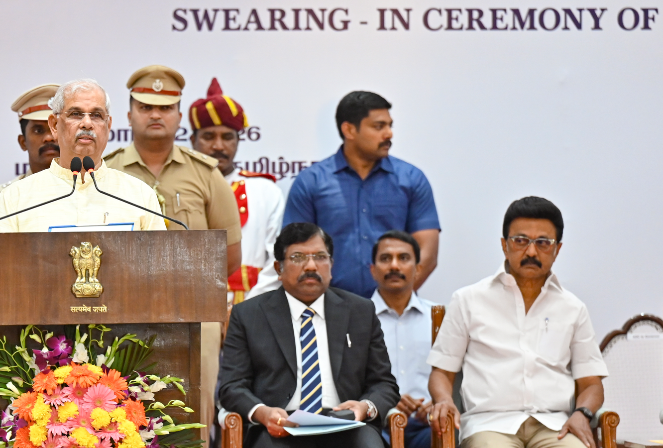 Arlekar Sworn in as Tamil Nadu Governor.webp