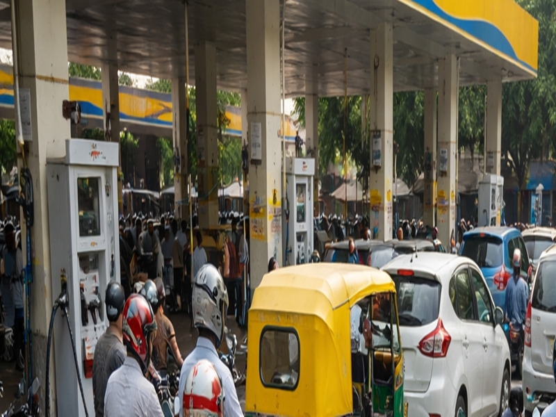 Petrol Stations Depleted Amidst TN Delta Panic Buying