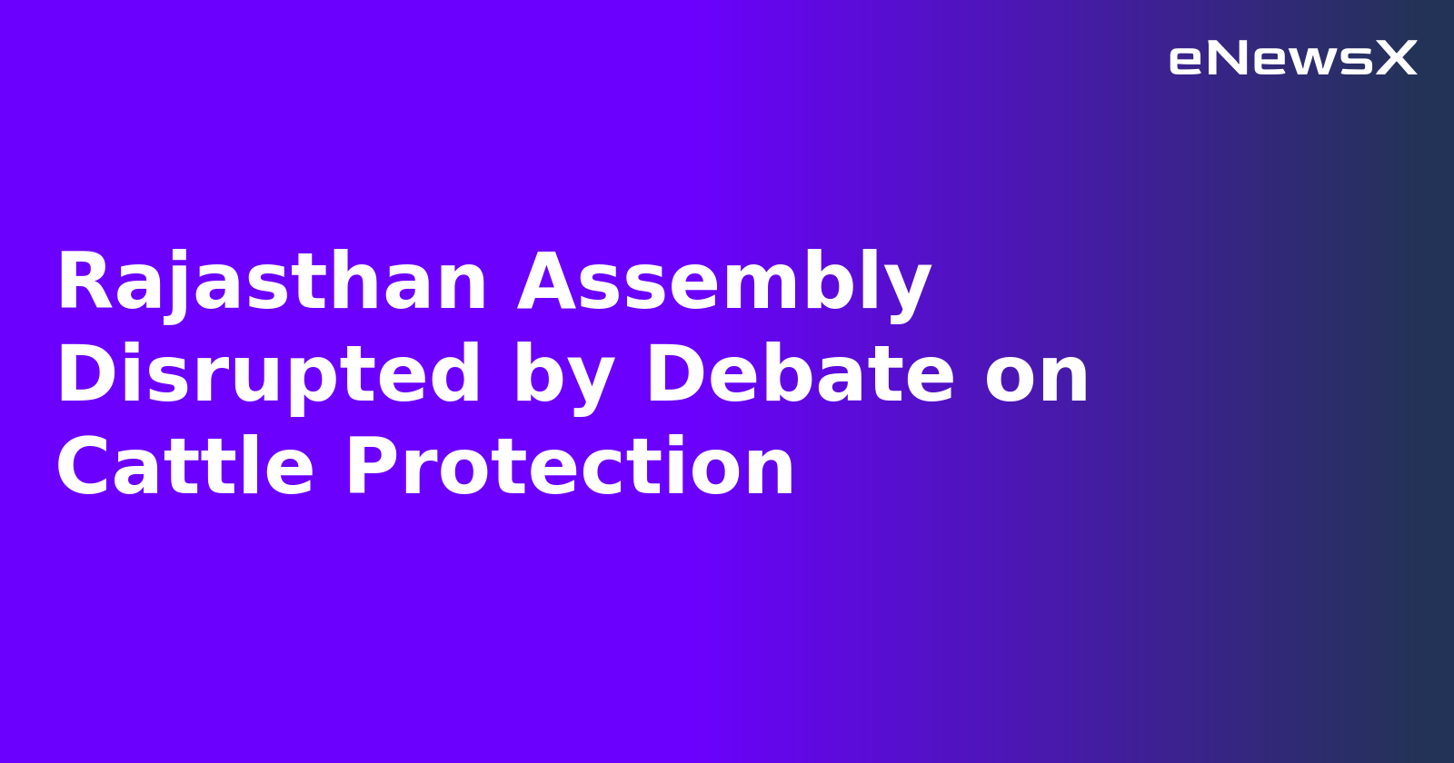 Rajasthan Assembly Disrupted by Debate on Cattle Protection.webp