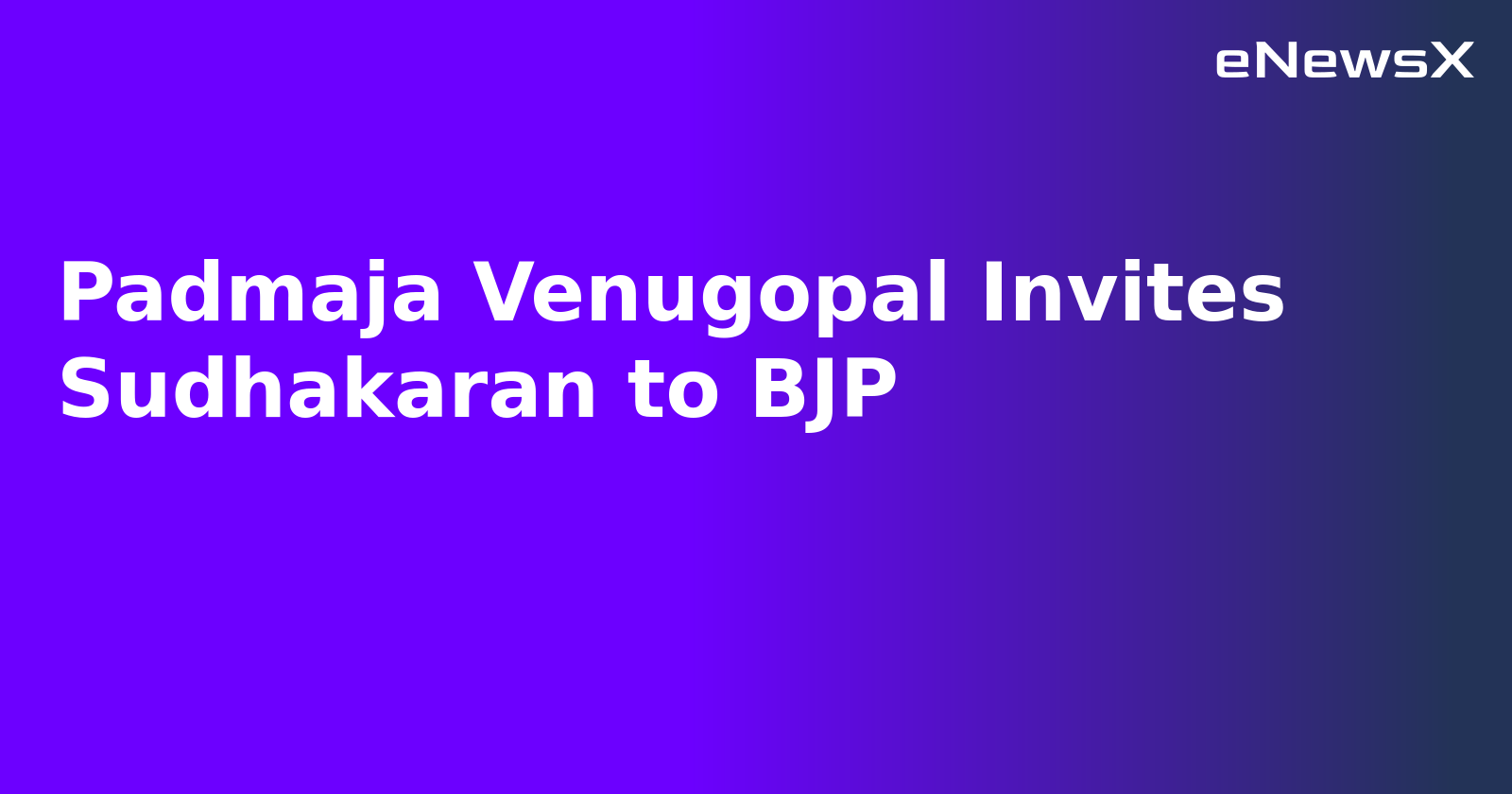 Padmaja Venugopal Invites Sudhakaran to BJP.webp