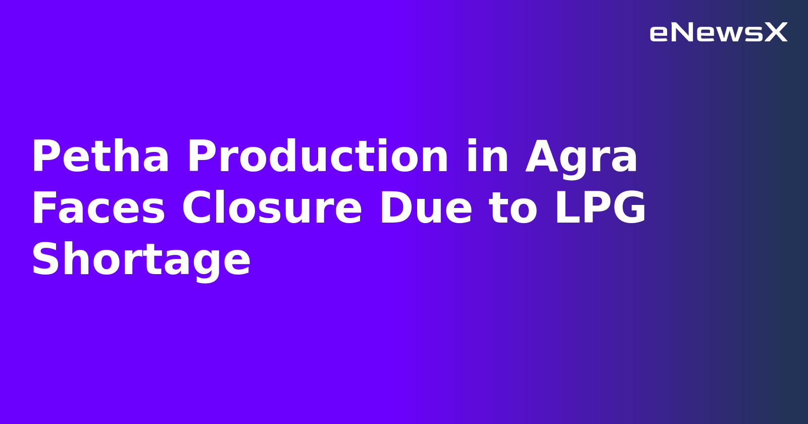 Petha Production in Agra Faces Closure Due to LPG Shortage.webp