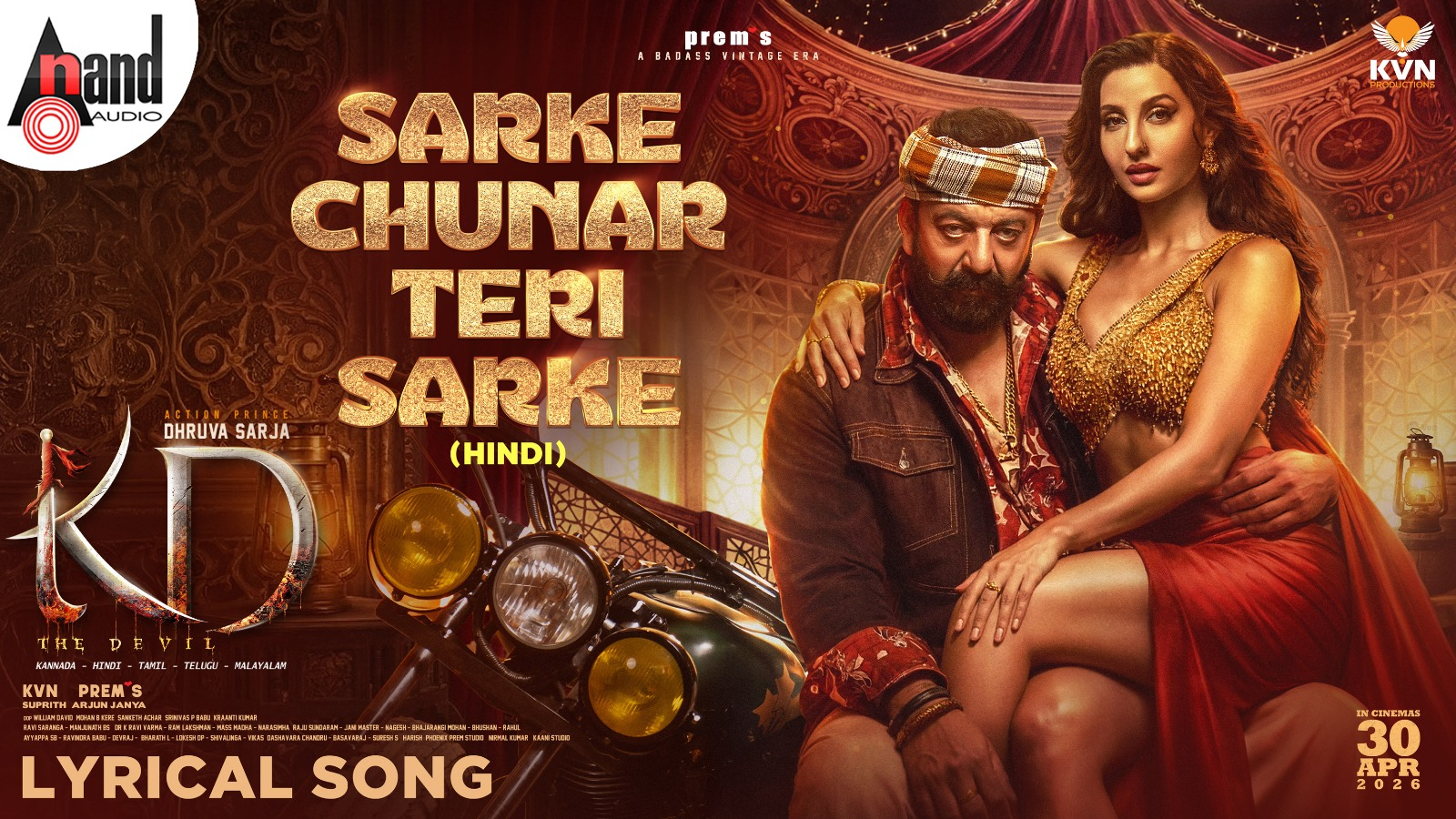 ‘Sarke Chunar Teri Sarke’: A Dance Track from 'KD: The Devil'.webp