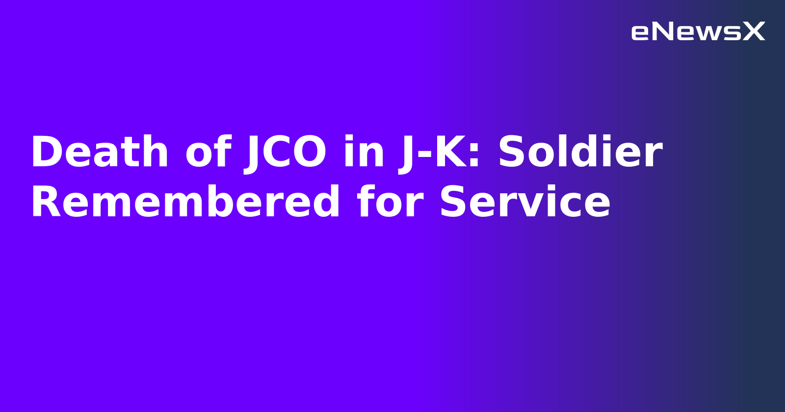 Death of JCO in J-K: Soldier Remembered for Service.webp