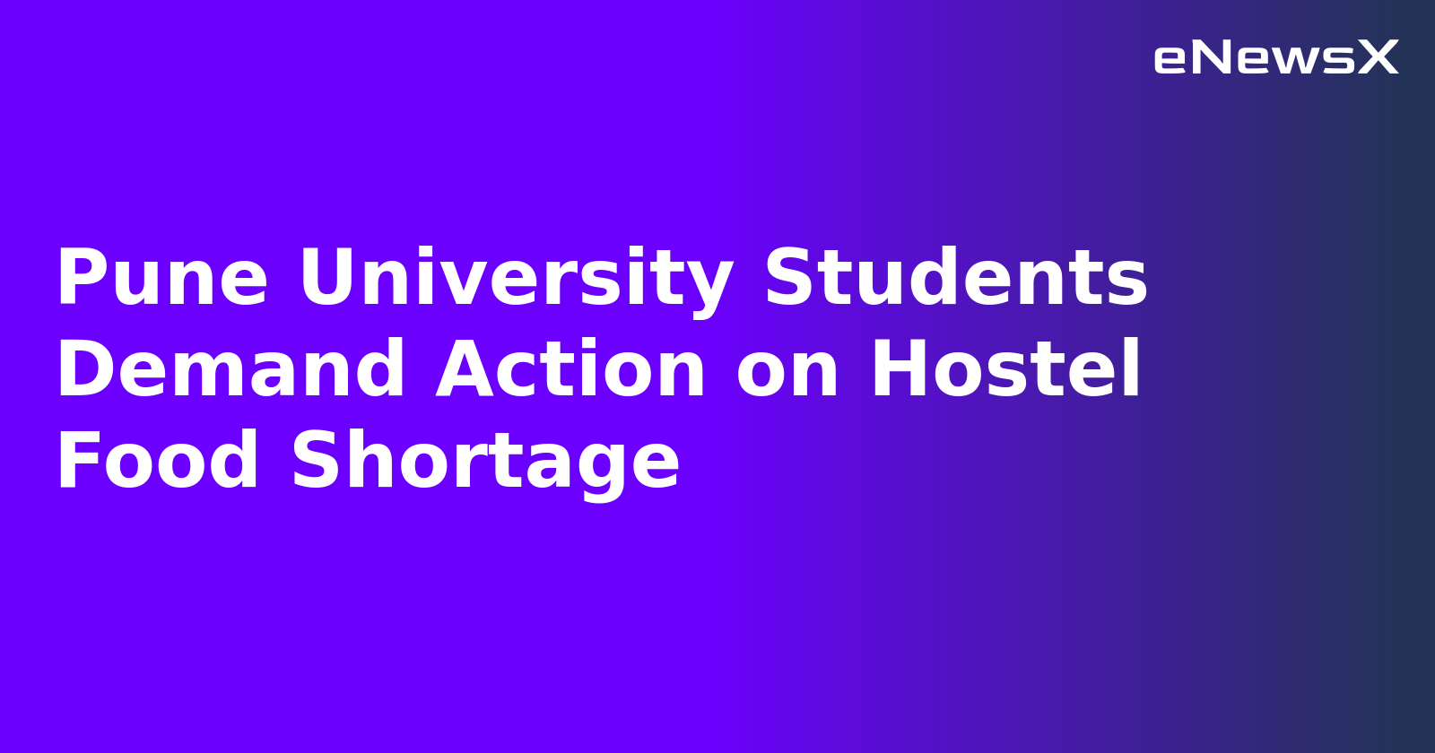 Pune University Students Demand Action on Hostel Food Shortage.webp