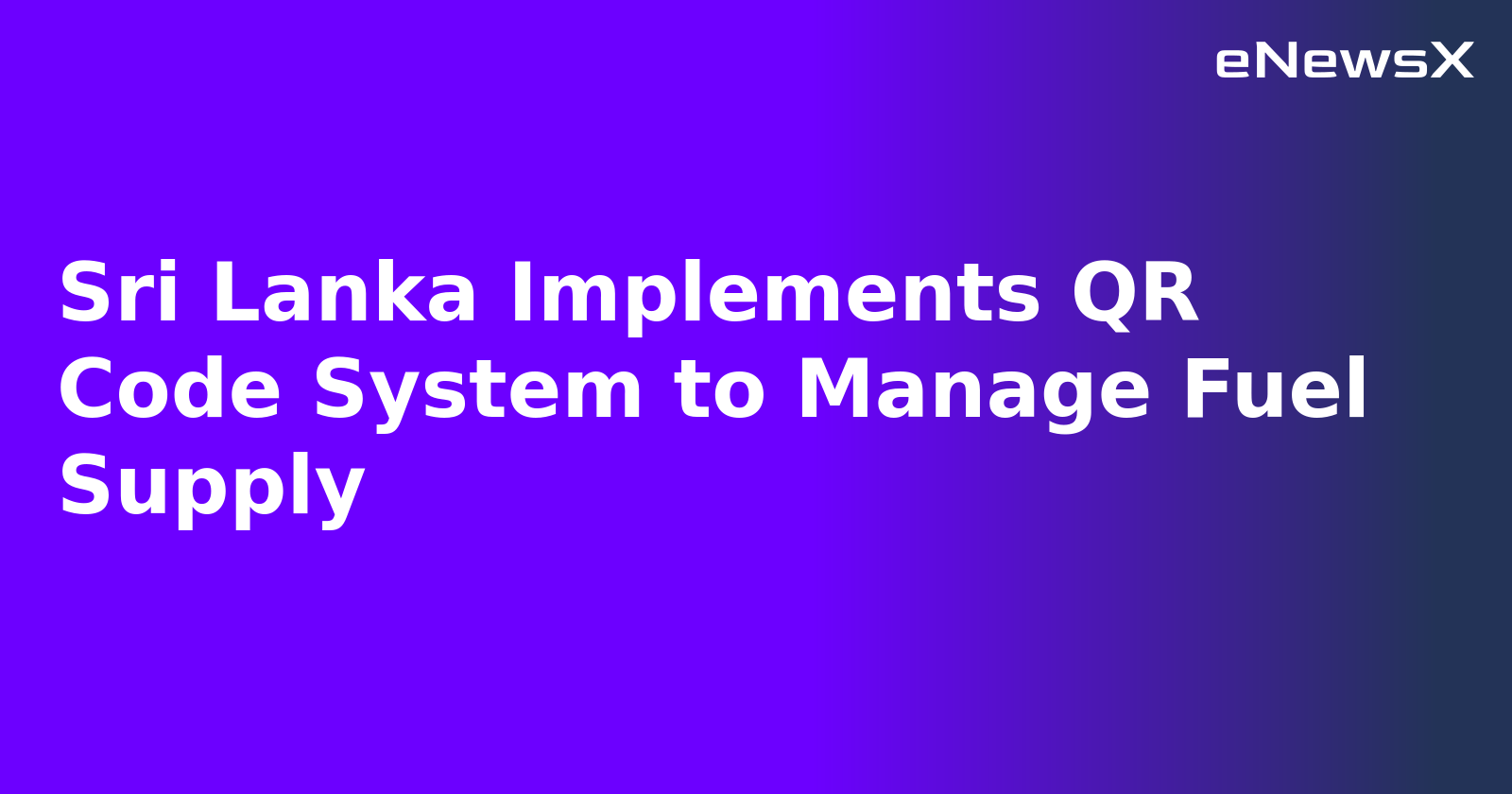 Sri Lanka Implements QR Code System to Manage Fuel Supply.webp