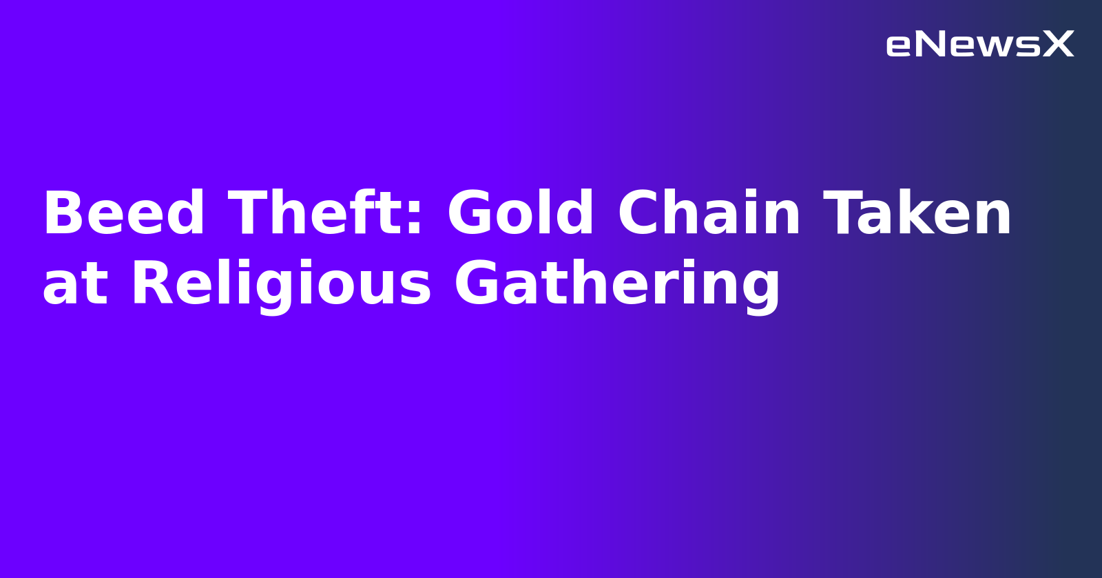 Beed Theft: Gold Chain Taken at Religious Gathering.webp