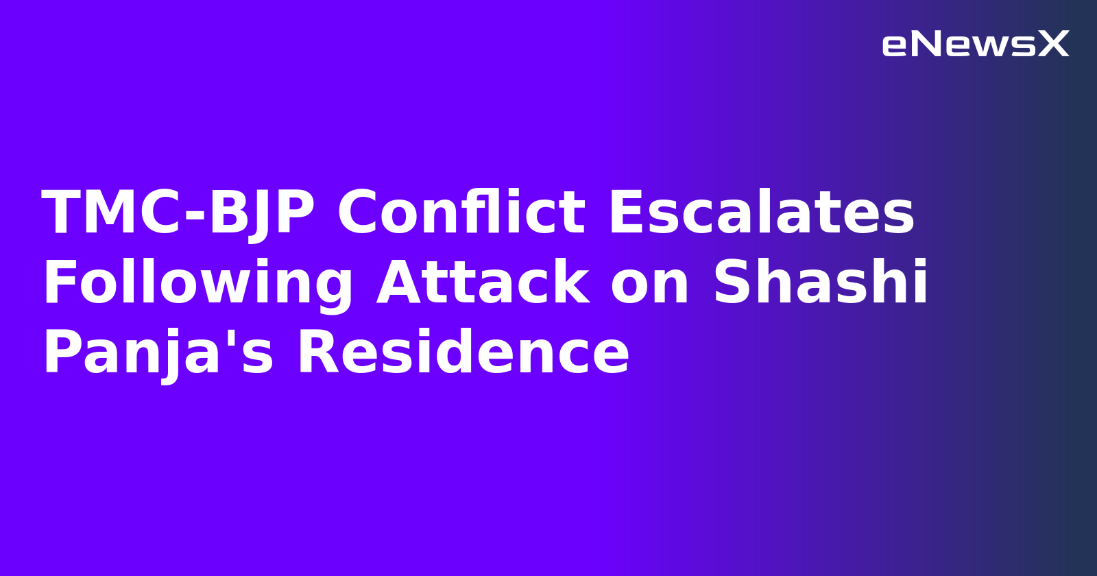 TMC-BJP Conflict Escalates Following Attack on Shashi Panja's Residence.webp