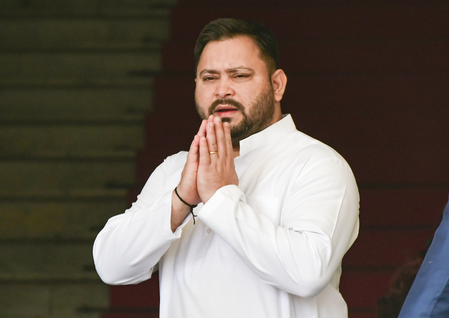 Tejashwi Yadav Leads Strategy Meeting for RS Polls
